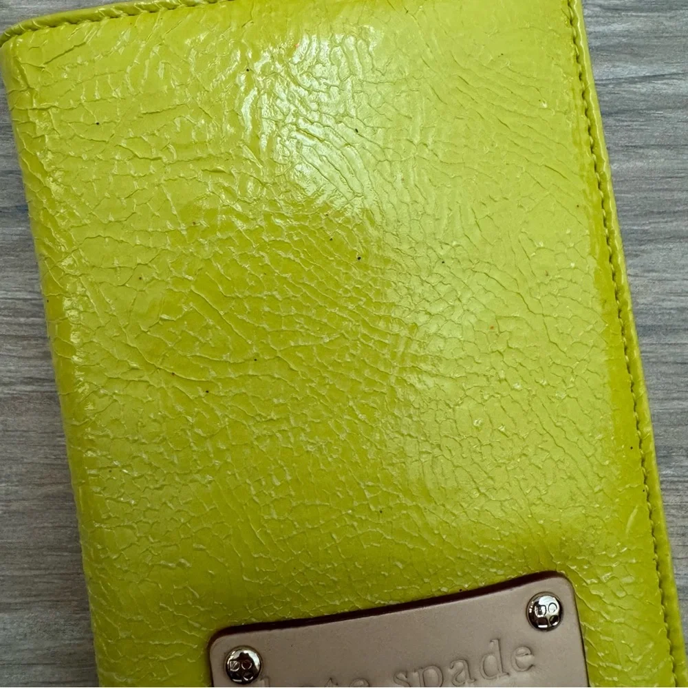 Kate Spade Chartreuse Passport Holder - Picture 9 of 15